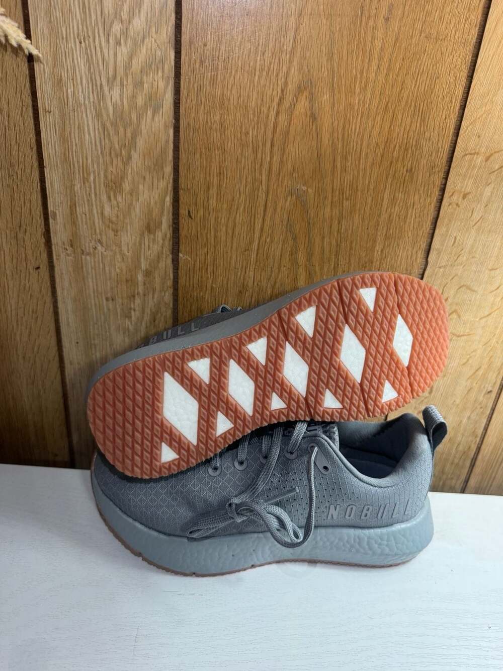 NOBULL Outwork Edge Grey Unisex Men's 7 / Women's 8.5 Athletic Training Shoes
